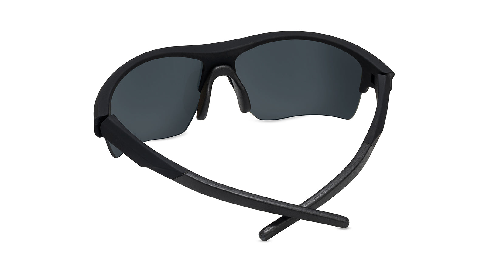Sunglasses with Black Frame and Blue Lenses