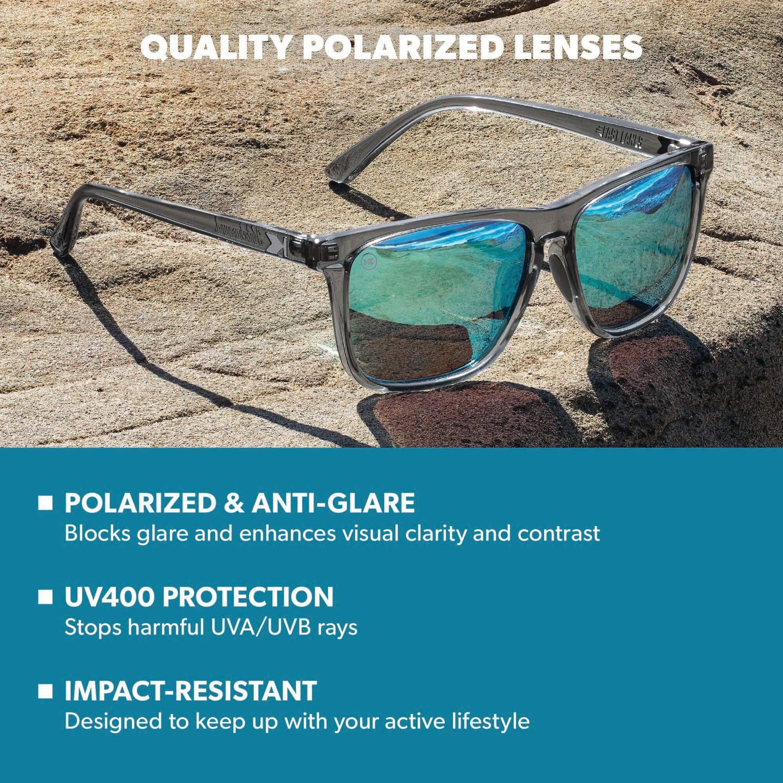 Fast Lanes Sport - Clear Grey / Aqua