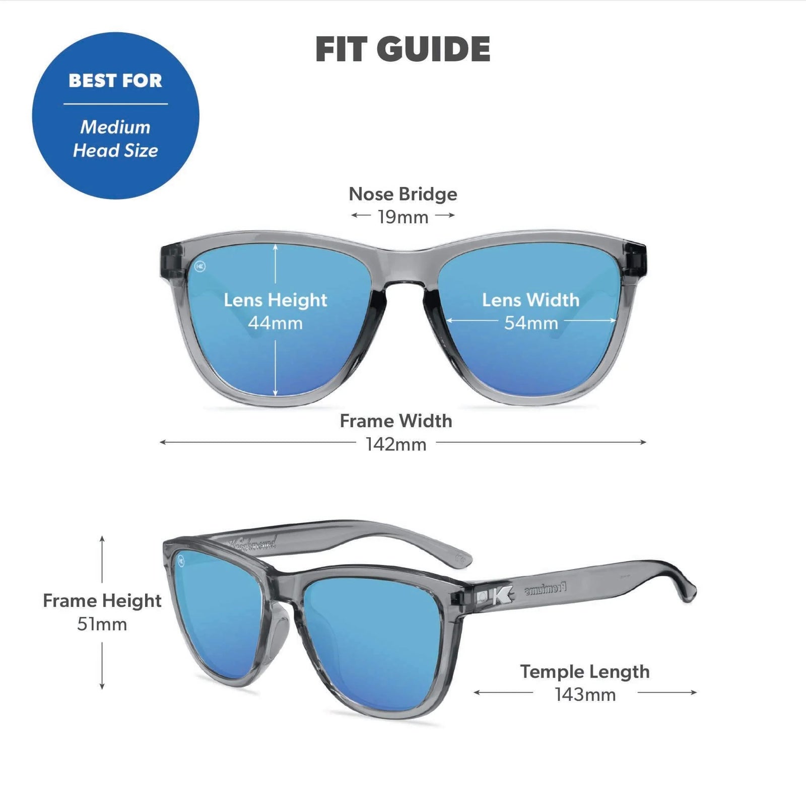 Premiums Sport - Clear Grey / Aqua