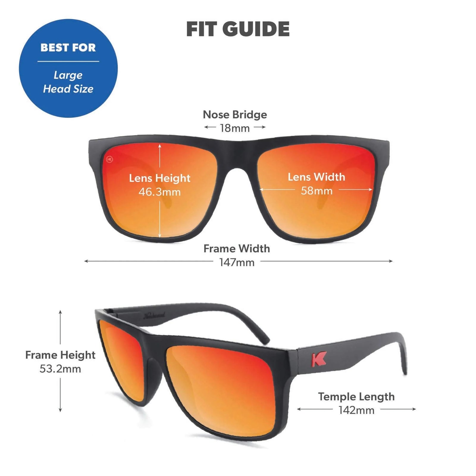 Torrey Pines - Matte Black / Red Sunset