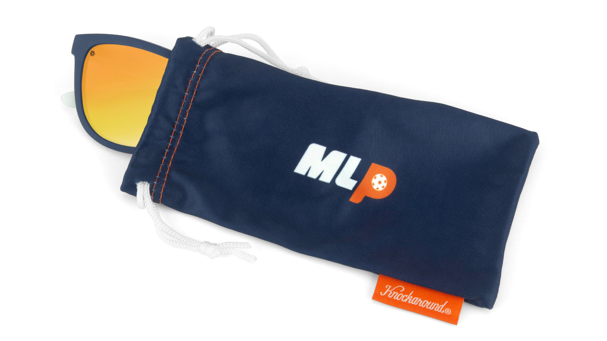 Knockaround and Major League Pickleball Polarized Sunglasses, Pouch