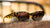 Sunglasses with an inky amber tortoise frame and polarized smoke gradient lenses, Flyover