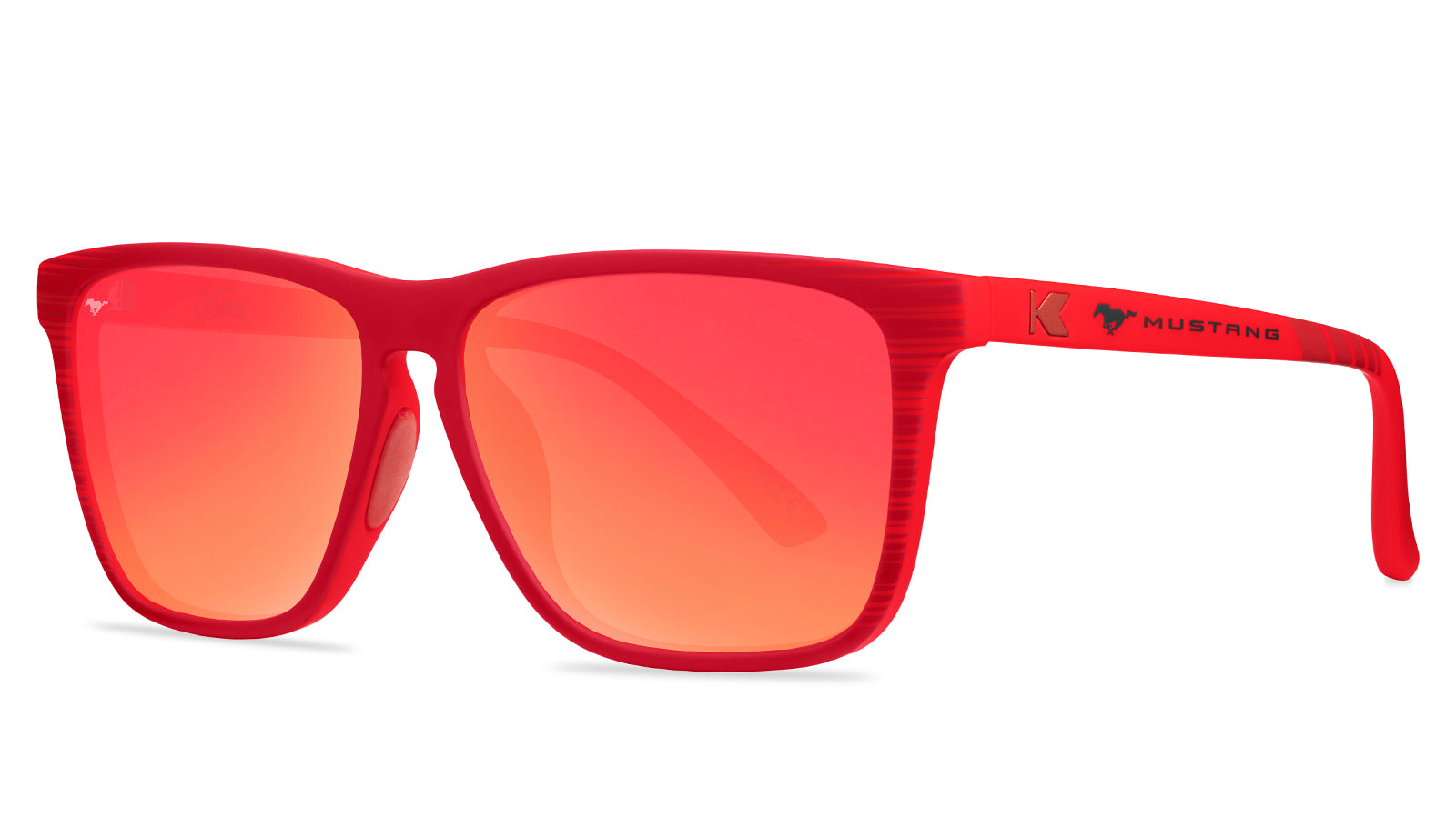 Ford Mustang Fast Lanes Sports Sunglasses by Knockaround, Threequarter