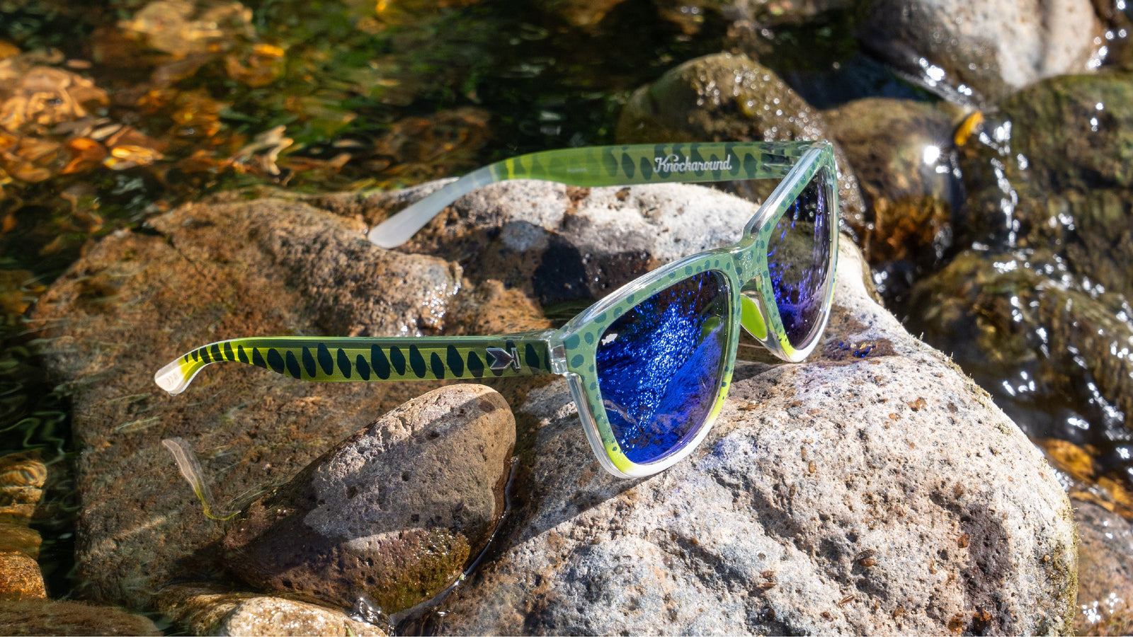 Largemouth Bass Premiums Sport Sunglasses, Flyover