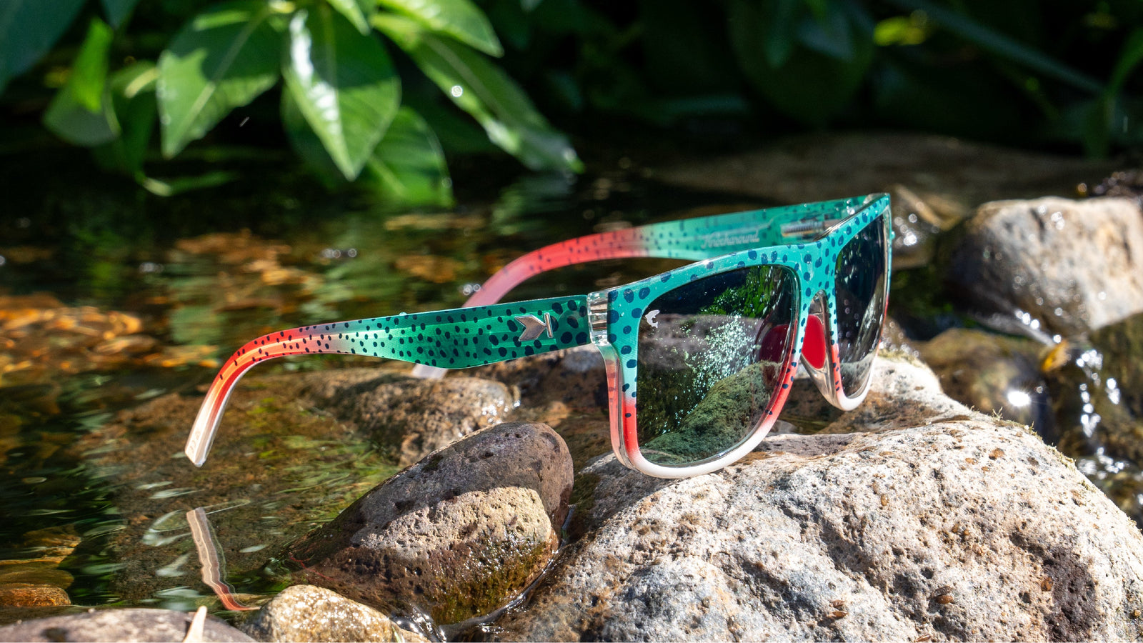 Rainbow Trout Torrey Pines Sport Sunglasses, Flyover