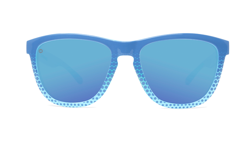 Sunglasses with Coastal Frames and Polarized Aqua Lenses, Flyover