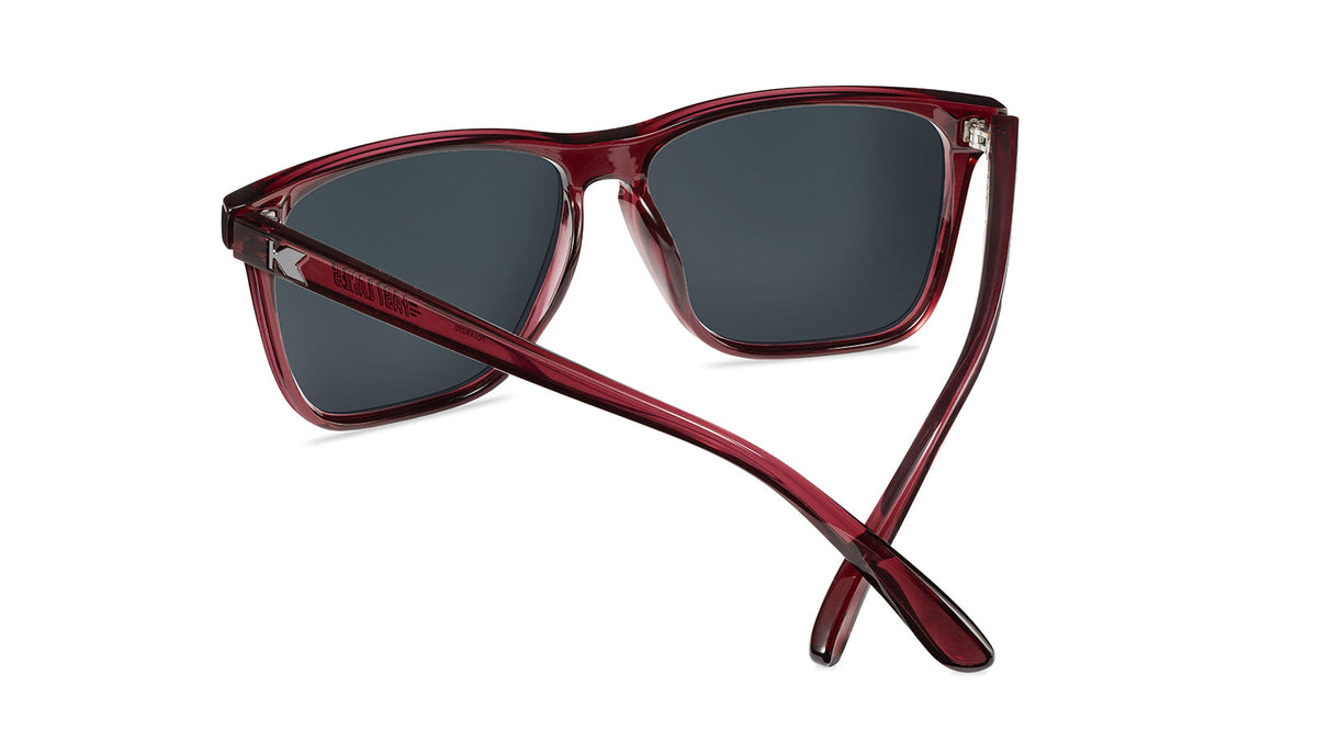 Black Cherry Fast Lanes Sunglasses, Back