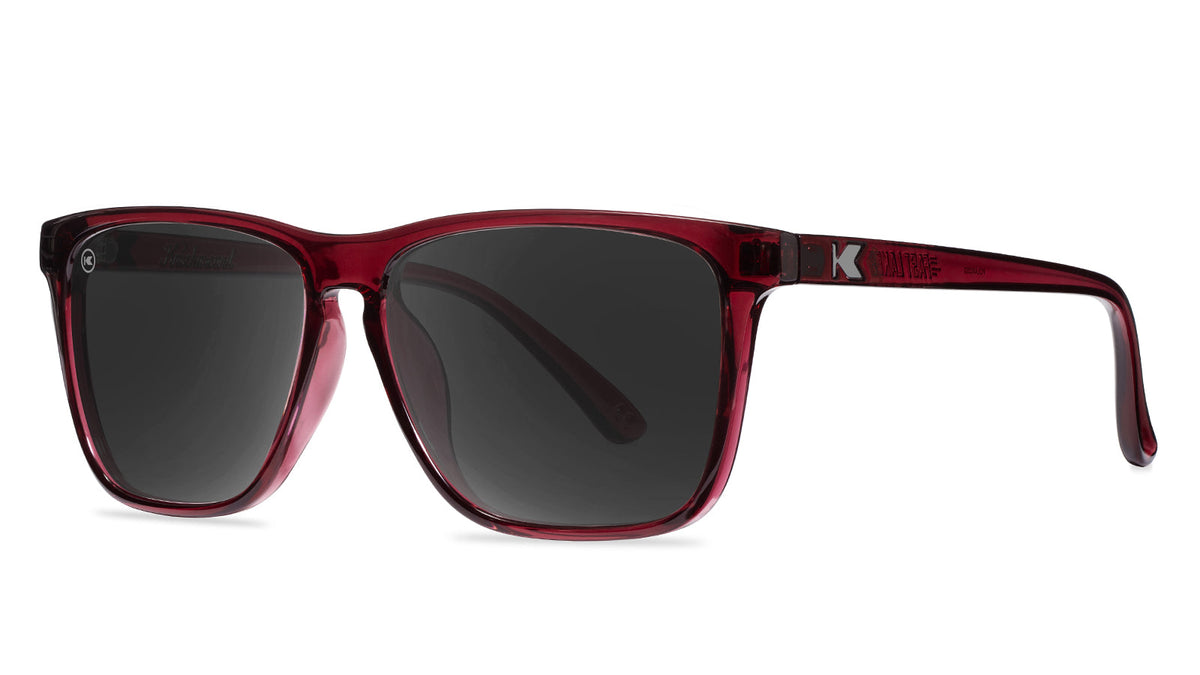 Black Cherry Fast Lanes Sunglasses, Threequarter