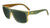 Sunglasses with Glossy Green Frames and Polarized Green Lenses, Flyover