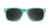 Knockaround and Fender® Surf Green Stratocaster™ Fort Knocks Sunglasses with polarized grey lenses, flyover