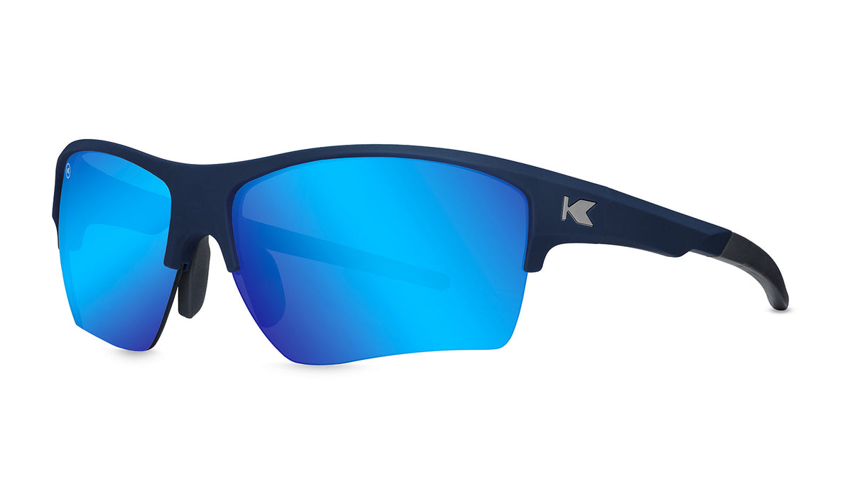 Sunglasses with Navy Blue Frame and Blue Lenses