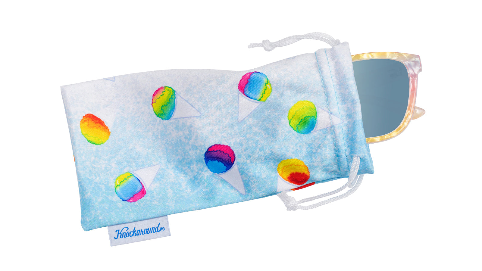Rainbow Sno-Cone Premiums Sunglasses, Pouch