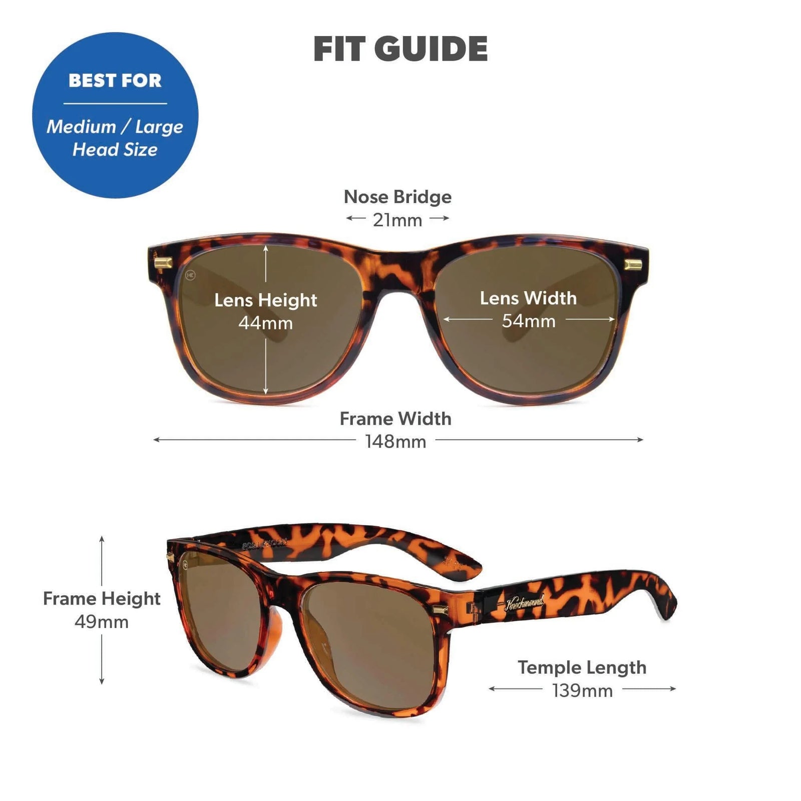 Fort Knocks - Glossy Tortoise Shell / Amber