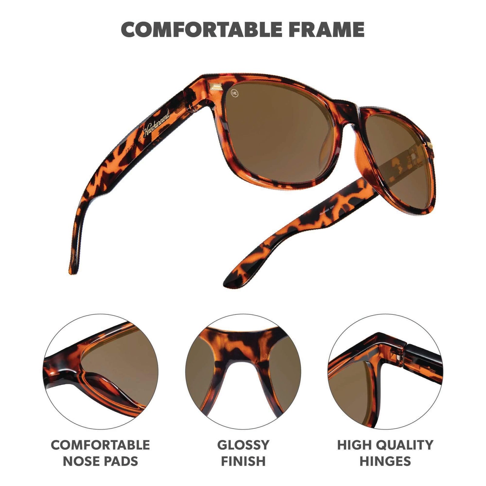 Fort Knocks - Glossy Tortoise Shell / Amber