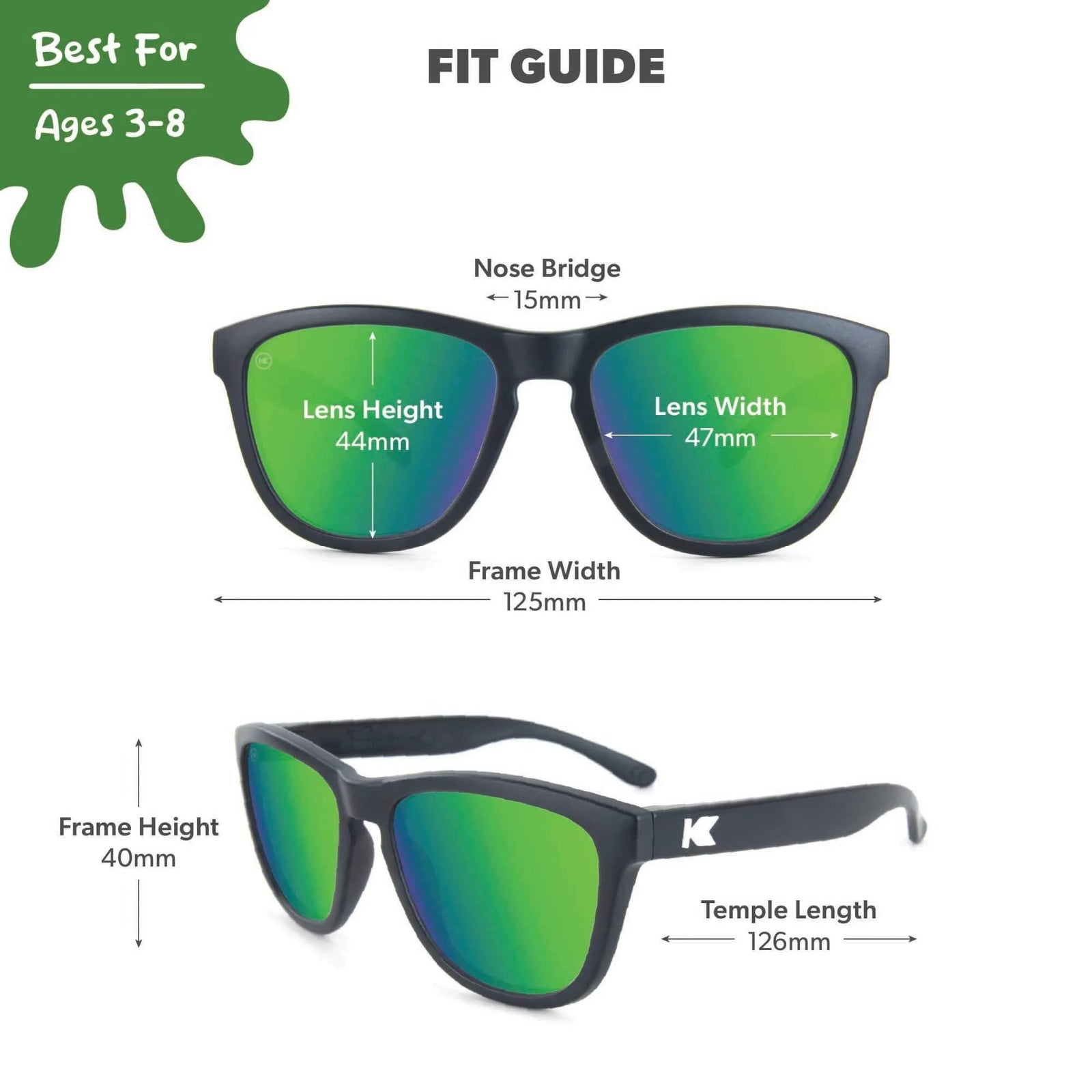 Kids Premiums - Black / Green Moonshine