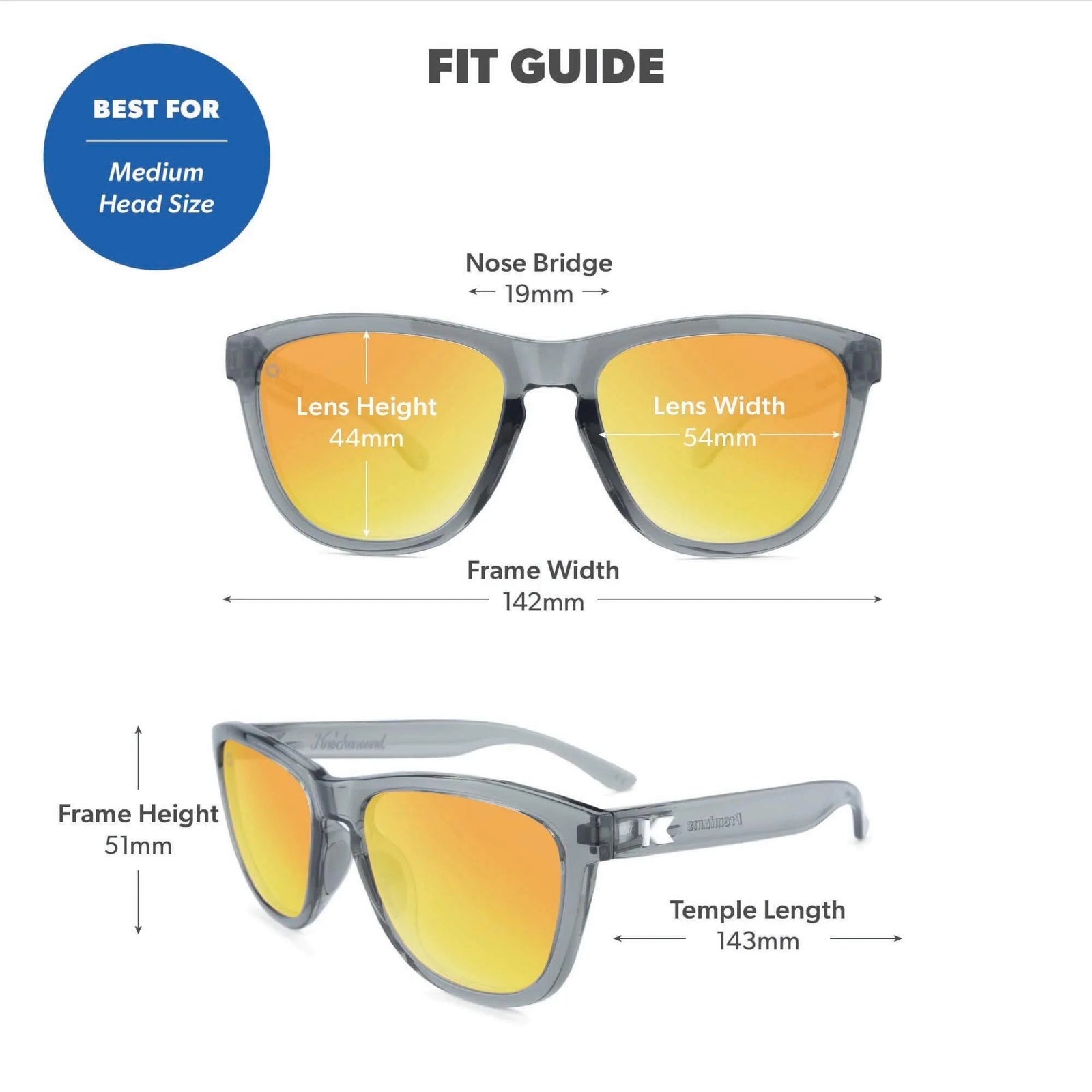 Premiums Sport - Clear Grey / Sunset