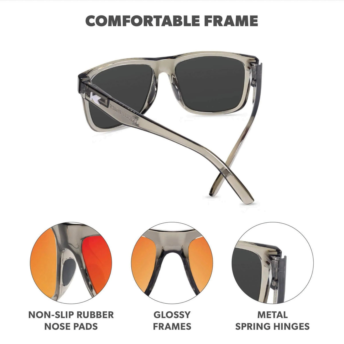 Torrey Pines Sport - Clear Grey / Red Sunset