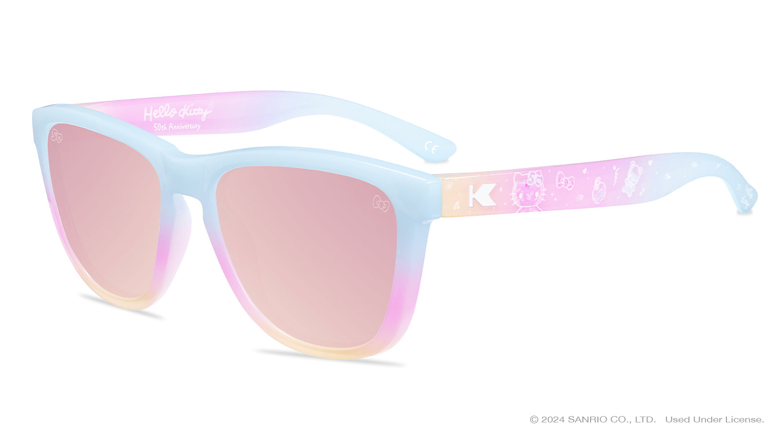 Knockaround and Hello Kitty 50th Anniversary Premiums Sunglasses, Flyover