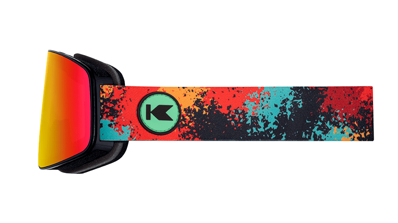 Knockaround Snow Goggles, Hot Tamale, Side