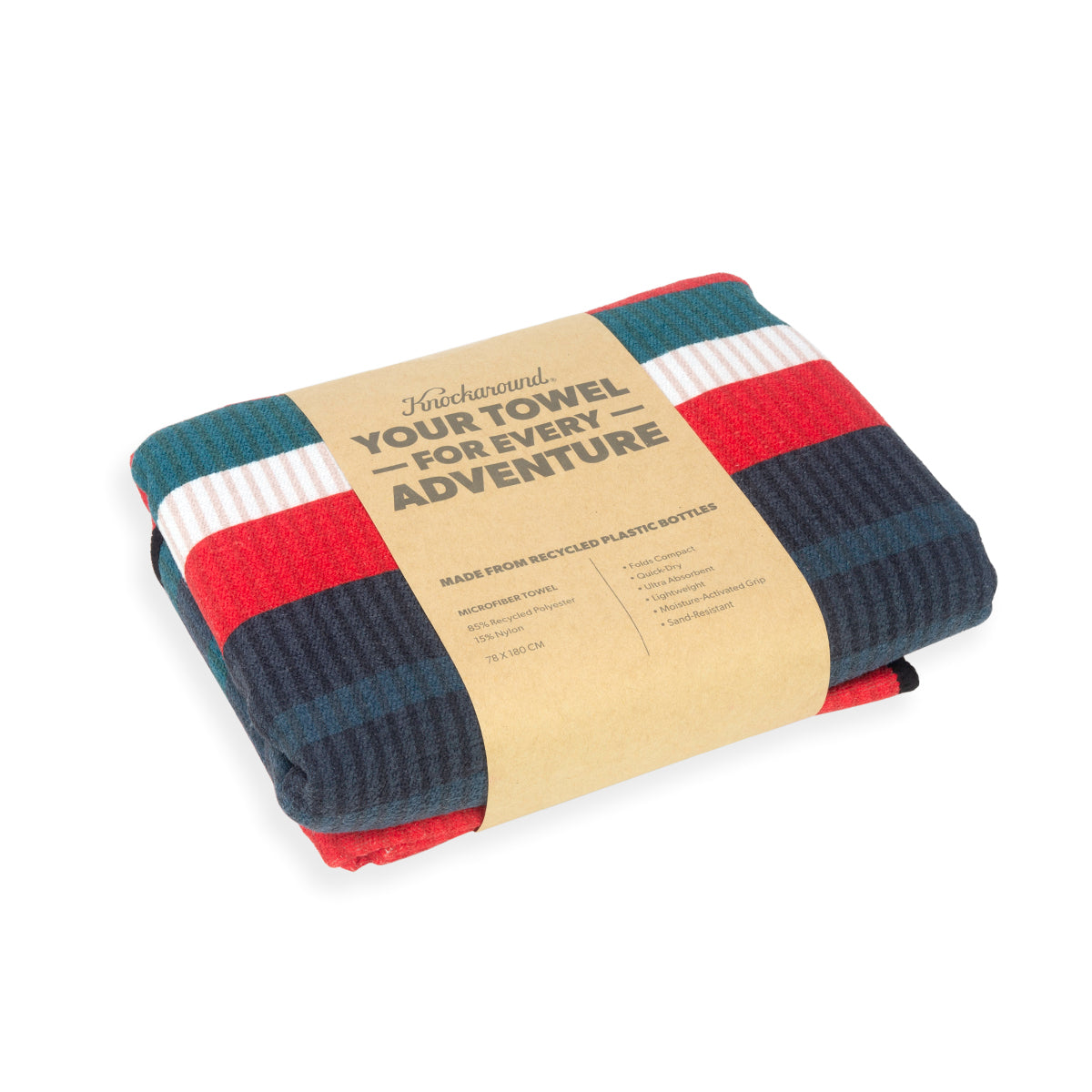 Knockaround Sarape Beach Towel, Packaging